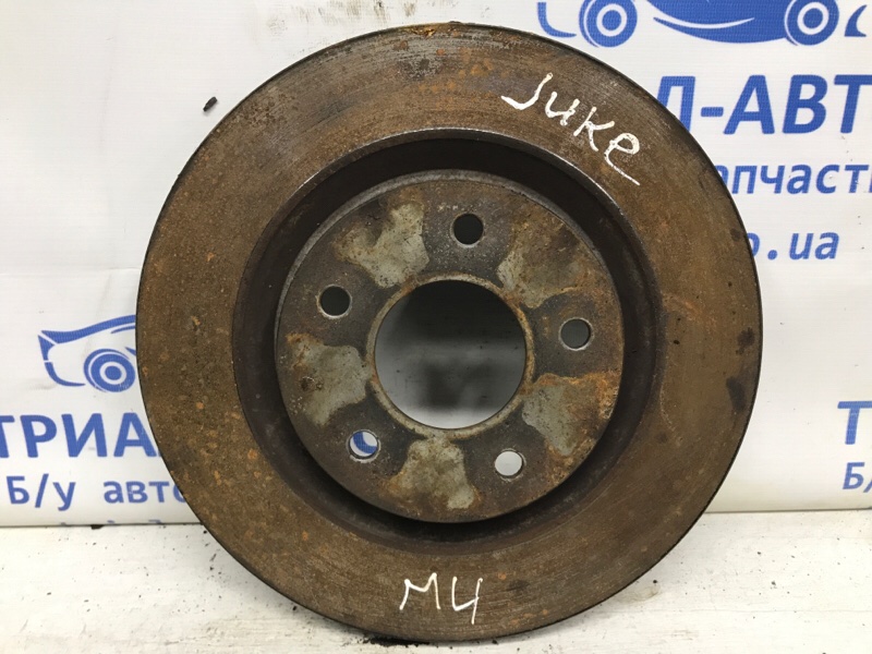 Диск тормозной передний Nissan Juke 2010-2019 F15 1.6 turbo MR16DDT 402061KC2A Б/У