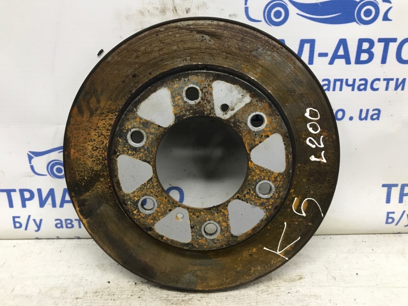 Запчасть диск тормозной передний Mitsubishi L200 2006-2016 KB 2.5 дизель 4D56U АКПП MN102276 Б/У Диск тормозной передний Mitsubishi L200 2006-2016 KB 2.5 дизель 4D56U АКПП MN102276 Б/У