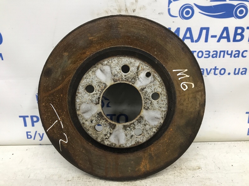 Диск тормозной передний Mazda 6 2012- GJ 2.2 diesel GHR133251 Б/У