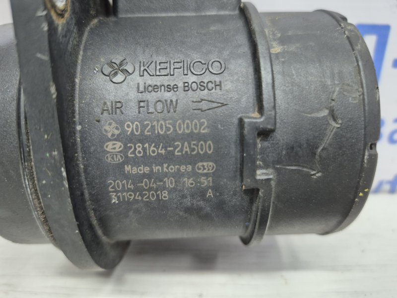 Датчик расхода воздуха I30 2011-2017 GD 1.6 diesel D4FB Датчик расхода воздуха I30 2011-2017 GD 1.6 diesel D4FB