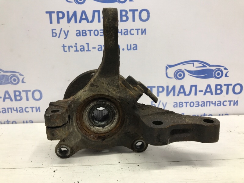 Кулак поворотный левый со ступицей Mitsubishi Outlander 2003-2007 CU 2.4 бензин 4G69 MR491325 Б/У