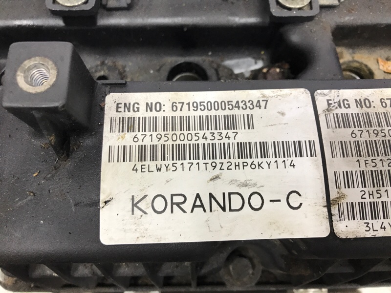 Двигатель Korando 2010-2019 C200 2.0 diesel D20DTF Двигатель Korando 2010-2019 C200 2.0 diesel D20DTF