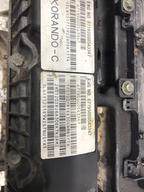 Двигатель Korando 2010-2019 C200 2.0 diesel D20DTF Двигатель Korando 2010-2019 C200 2.0 diesel D20DTF