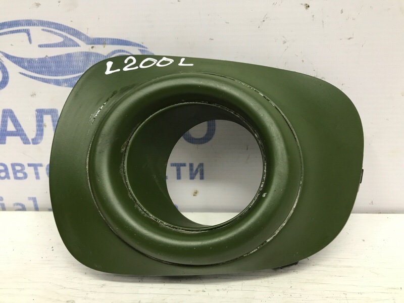 Запчасть решетка противотуманки левая Mitsubishi L200 2006-2015 KB 2.5 дизель 4D56U 6400B641 Б/У Решетка противотуманки левая Mitsubishi L200 2006-2015 KB 2.5 дизель 4D56U 6400B641 Б/У