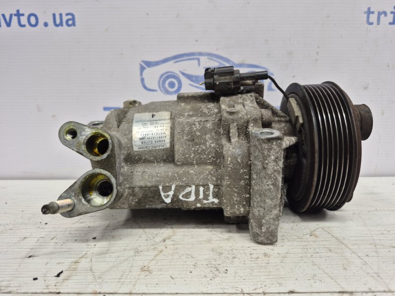 Компрессор кондиционера Tiida 2004-2011 C11 1.6 Бензин HR16 Компрессор кондиционера Tiida 2004-2011 C11 1.6 Бензин HR16