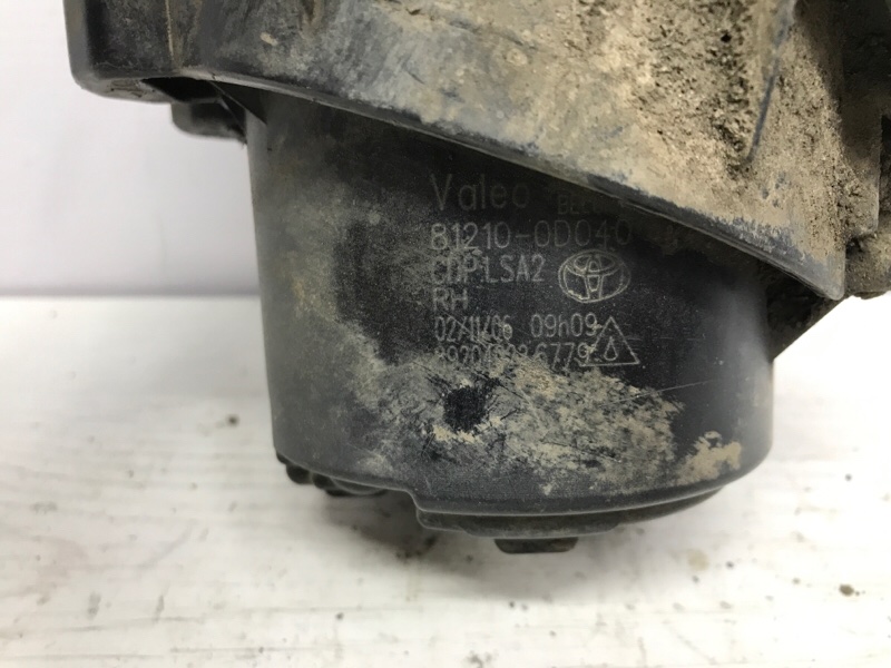 Фара противотуманная правая RAV 4 2005-2012 A30 2.0 бензин 1AZFE