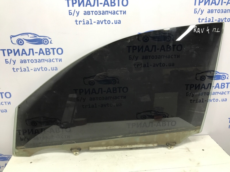 Стекло двери переднее левое Toyota RAV 4 2005-2012 A30 2.0 бензин 1AZFE 6810242160 Б/У
