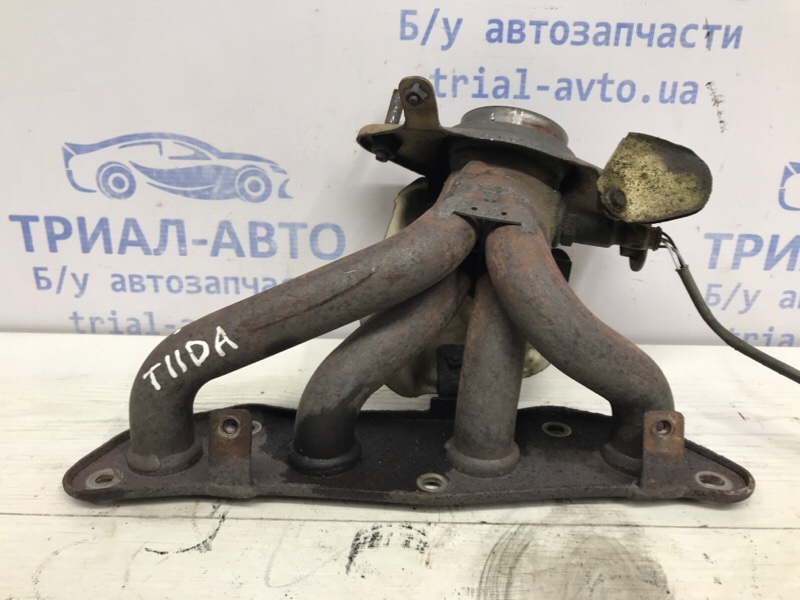 Запчасть коллектор выпускной Nissan Tiida 2004-2011 C11 1.6 Бензин HR16 14002EE00A Б/У Коллектор выпускной Nissan Tiida 2004-2011 C11 1.6 Бензин HR16 14002EE00A Б/У