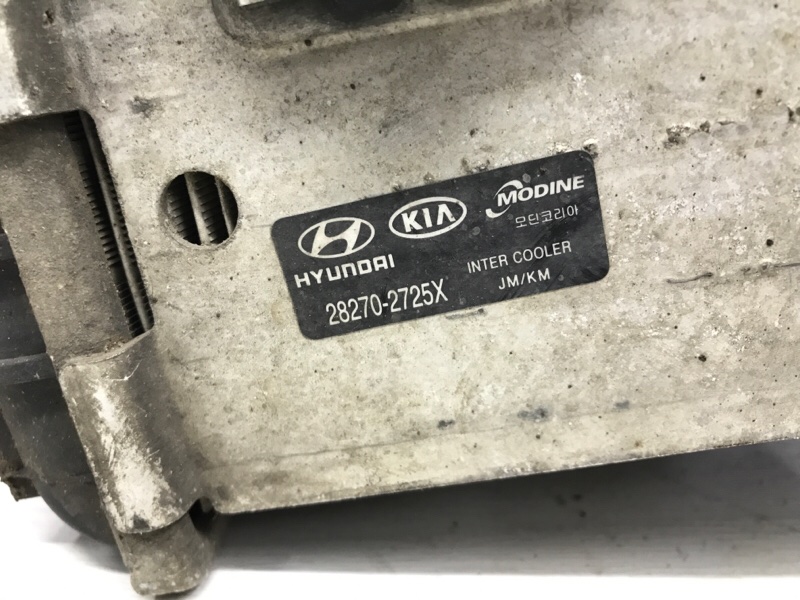 Радиатор интеркуллера Tucson 2004-2009 JM 2.0 diesel D4EA