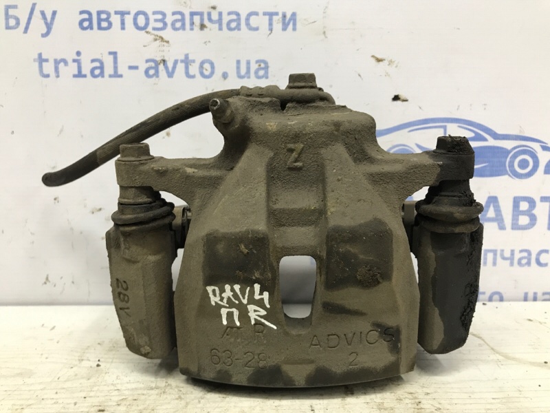 Суппорт передний правый Toyota RAV 4 2005-2012 A30 2.0 бензин 1AZFE 47730-42090 Б/У