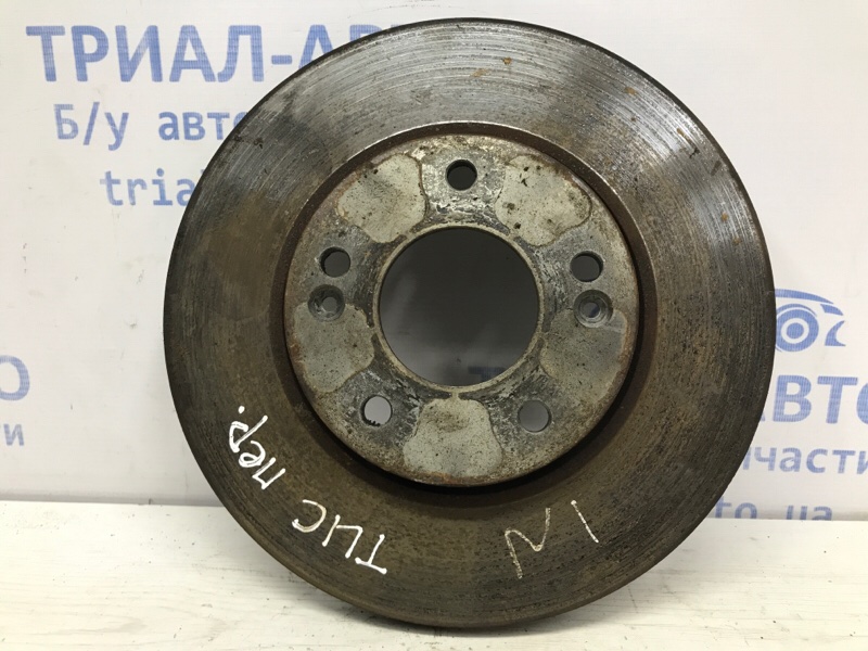 Диск тормозной передний Hyundai Tucson 2004-2009 JM 2.0 diesel D4EA 517122C000 Б/У