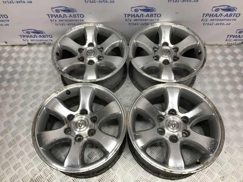 Запчасть диски титан комплект r17 Toyota Prado 2002-2009 J120 3.0 Diesel 1KDFTV 4261135300 Б/У Диски титан комплект R17 Toyota Prado 2002-2009 J120 3.0 Diesel 1KDFTV 4261135300 Б/У