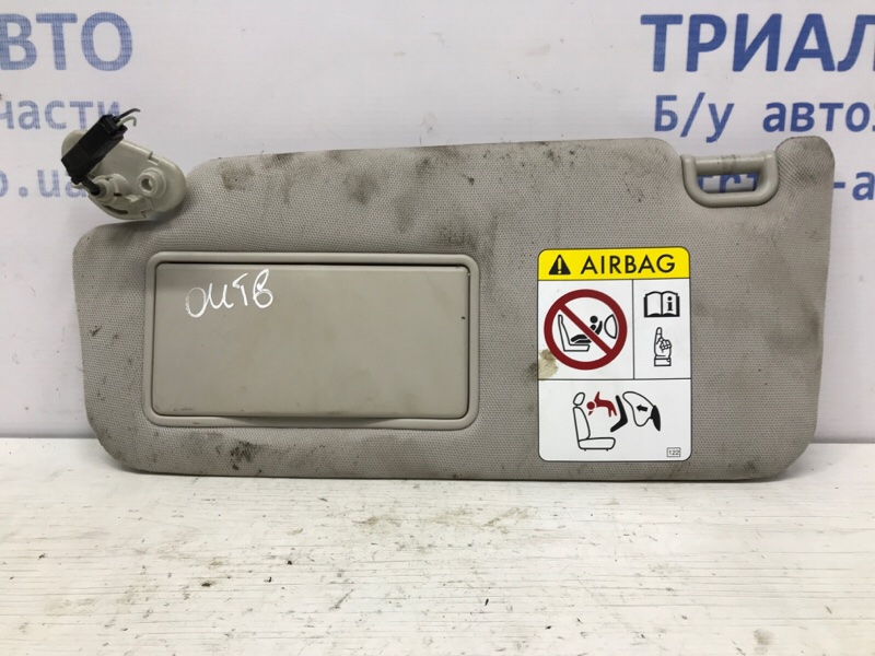 Козырек солнцезащитный левый Subaru Outback 2014-2020 BS 2.0 diesel EE20Z 92011AL010ME Б/У