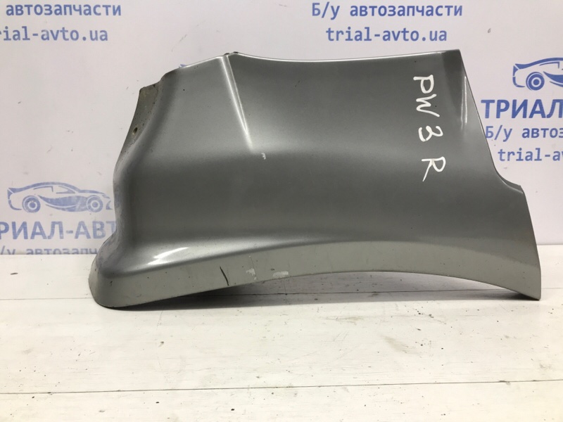 Брызговик задний правый Mitsubishi Pajero Wagon 1999-2006 3 3.2 Дизель 4M41 MR438734 Б/У
