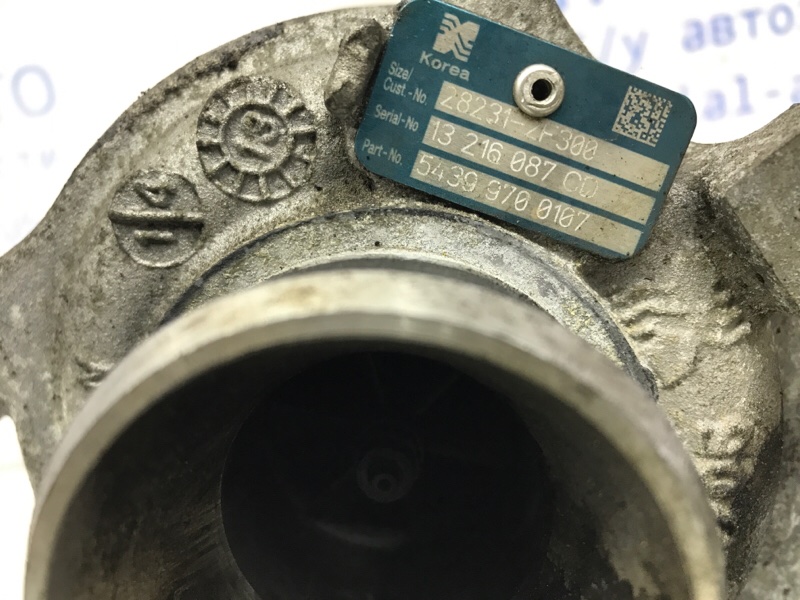 Турбина Sportage 2010-2016 SL 2.0 diesel D4HA Турбина Sportage 2010-2016 SL 2.0 diesel D4HA