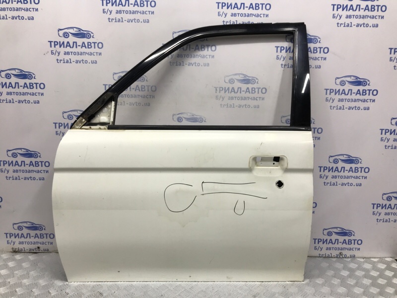 Дверь передняя левая Mitsubishi Pajero Sport 1996-2008 K9 2.5 Diesel 4D56 МКПП MR981905 Б/У