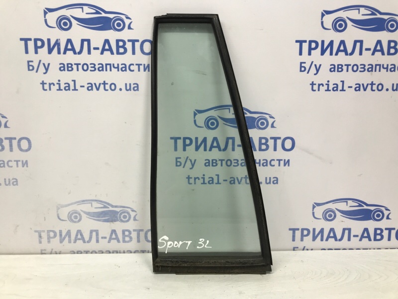 Стекло двери задней левой (форточка) Mitsubishi Pajero Sport 1996-2008 K9 2.5 Diesel 4D56 МКПП MR237977 Б/У
