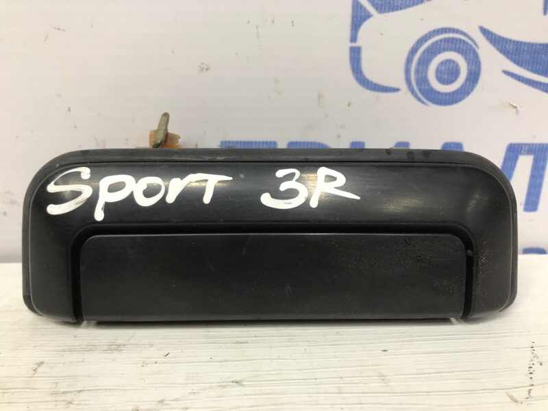 Ручка двери внешняя задняя правая Mitsubishi Pajero Sport 1996-2008 K9 2.5 Diesel 4D56 МКПП MR313807 Б/У
