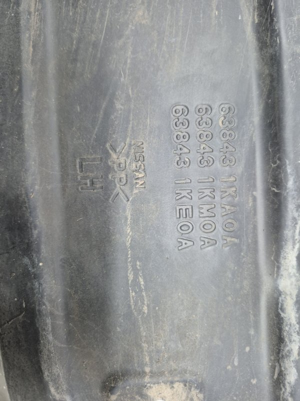 Подкрылок передний левый Juke 2010-2019 F15 1.6 turbo MR16DDT