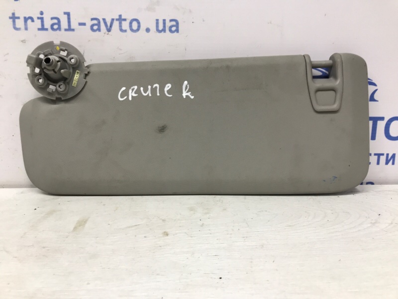 Козырек солнцезащитный правый Chevrolet Cruze 2009-2016 J300 1.8 F18D4 95034276 Б/У