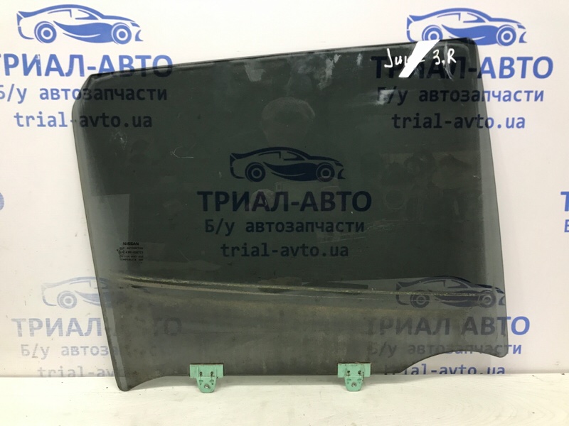 Стекло двери заднее правое Nissan Juke 2010-2019 F15 1.6 turbo MR16DDT 823001KK1A Б/У