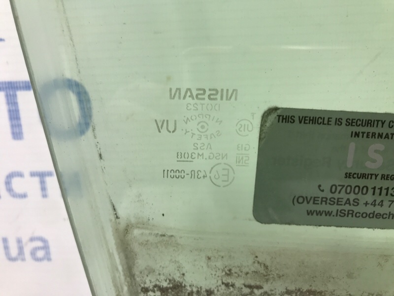 Стекло двери переднее правое Nissan X-Trail T32 1.6 diesel R9M
