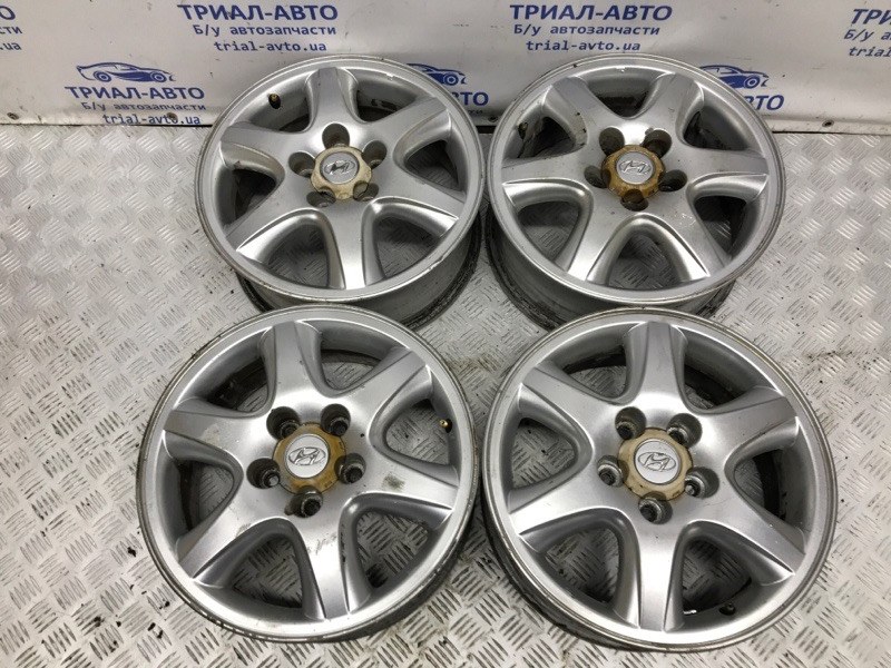 Диски титан комплект R16 Hyundai Tucson 2004-2009 JM 2.0 Diesel D4EA 529102E200 Б/У
