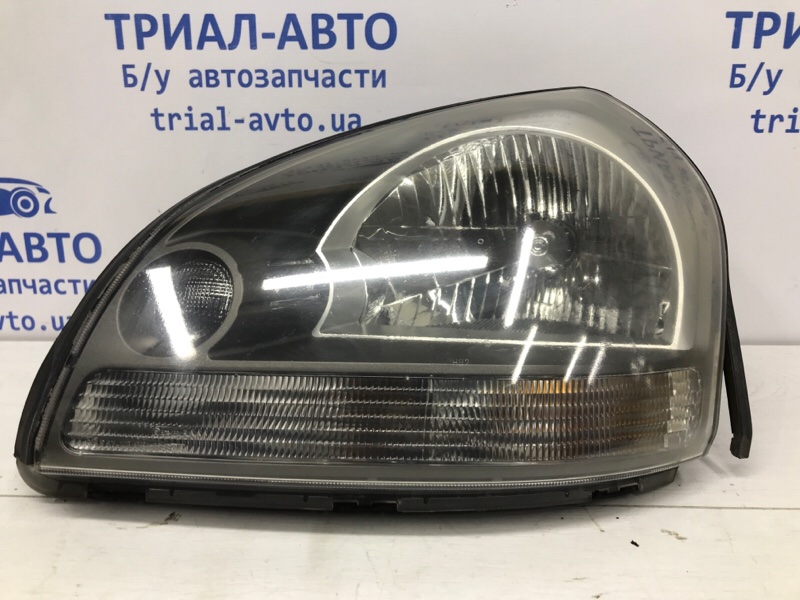 Фара левая галоген Hyundai Tucson 2004-2009 JM 2.0 diesel D4EA 921012E000 Б/У