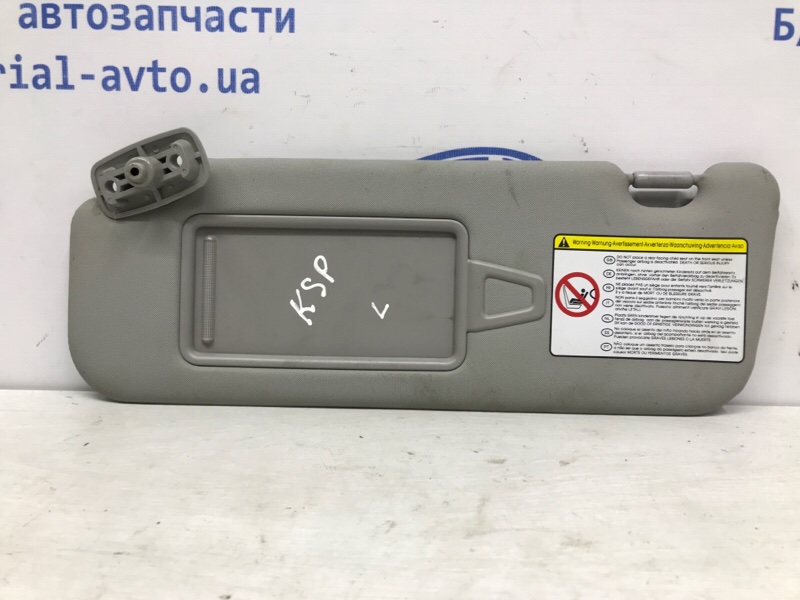 Козырек солнцезащитный левый Kia Sportage 2010-2016 SL 1.7 diesel D4FD 85210-3W540-ED Б/У