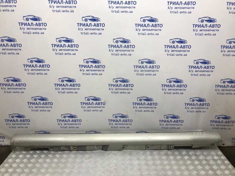 Накладка порога внешняя левая Toyota Avensis 2003-2009 T25 1.8 бензин 1ZZFE 7585105901 Б/У