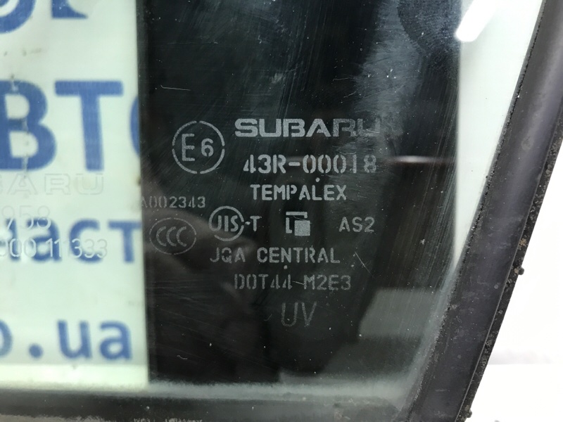 Стекло двери угловое левое Subaru Forester SJ 2.0 diesel EE20Z