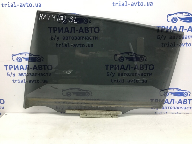 Стекло двери заднее левое Toyota RAV 4 2012-2018 A40 2.2 diesel 2ADFTV 6811442150 Б/У