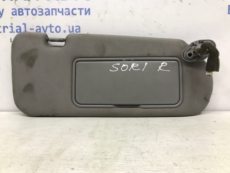 Козырек солнцезащитный правый Kia Sorento 2002-2011 BL 2.5 diesel D4CB 852023E050CY Б/У