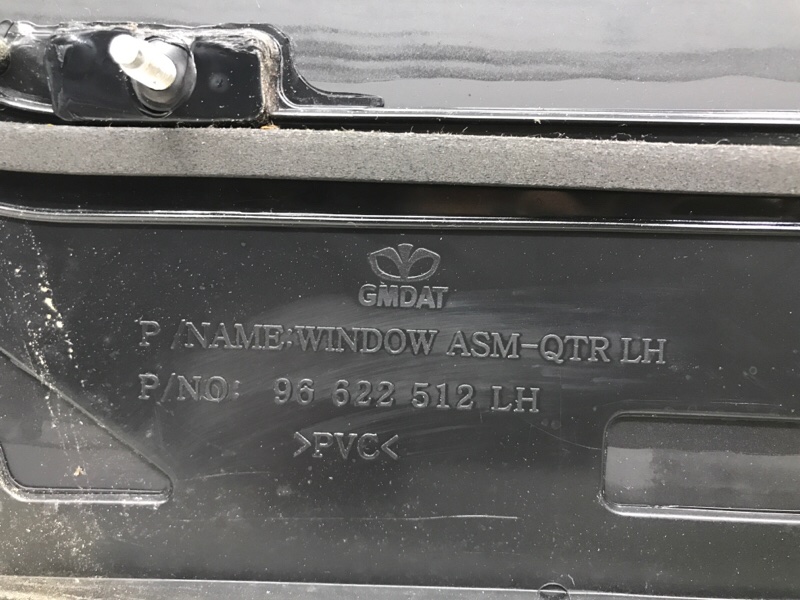 Стекло в кузов заднее левое Captiva 2006-2011 C100 2.4 бензин Z24SED