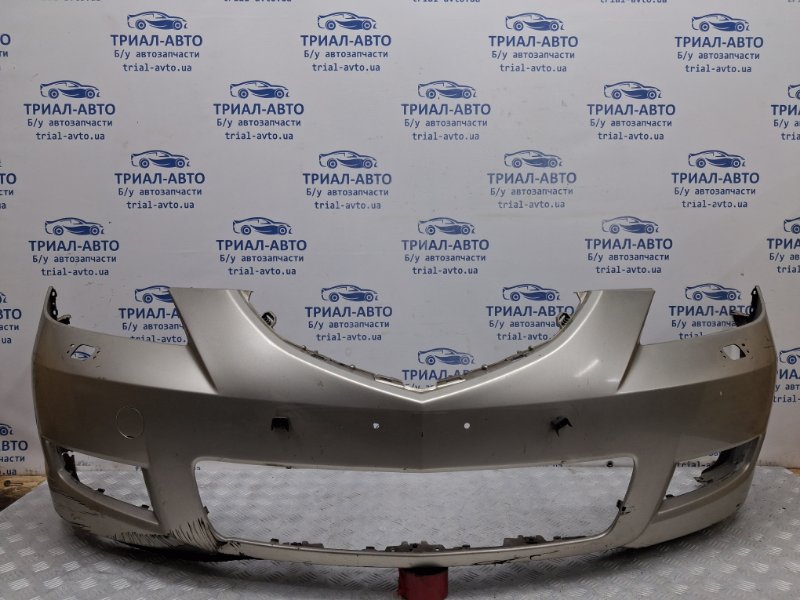 Бампер передний Mazda 3 2003-2009 BK 1.6 бензин Z6 BS4J50031BAA Б/У
