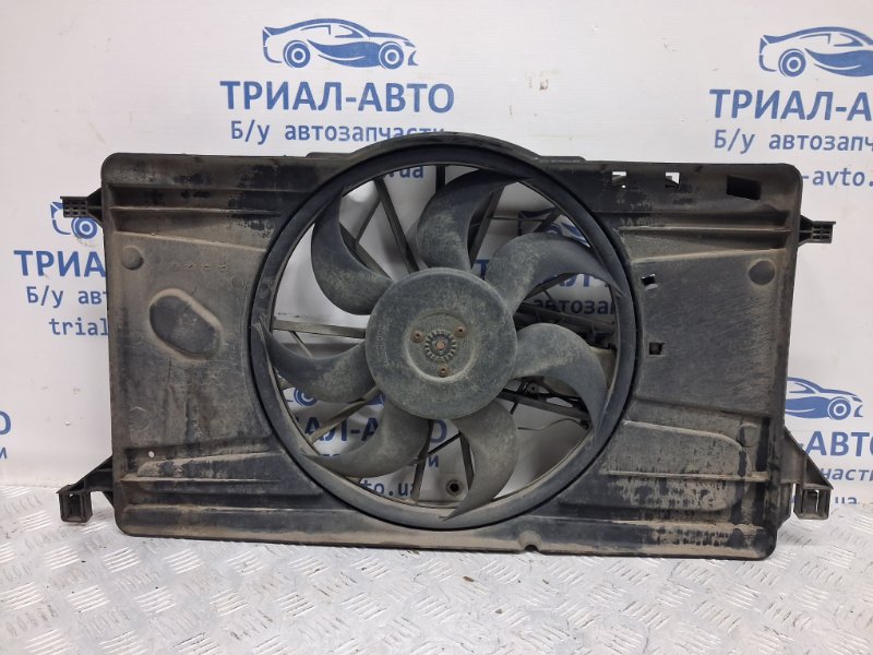 Диффузор с вентилятором радиатора Mazda 3 2003-2009 BK 1.6 бензин Z6 Z60115025G Б/У