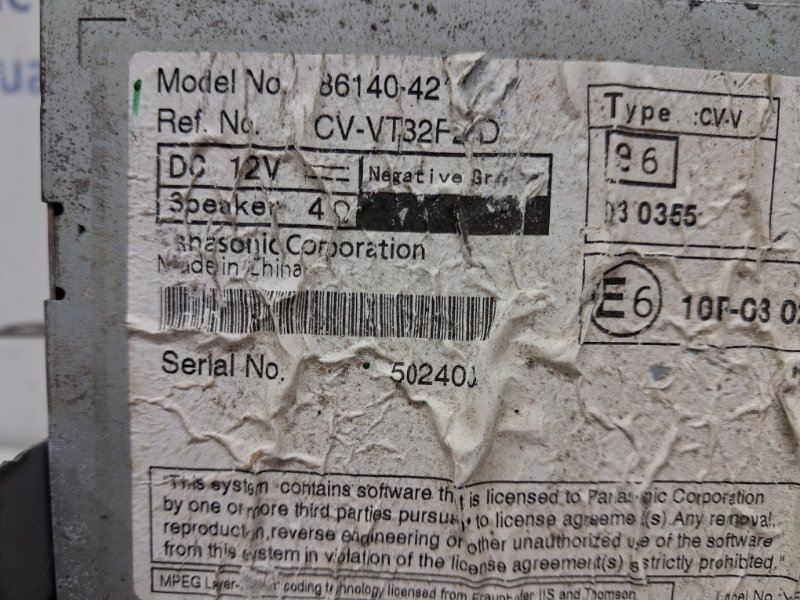 Магнитофон RAV 4 2012-2018 A40 2.2 diesel 2ADFTV