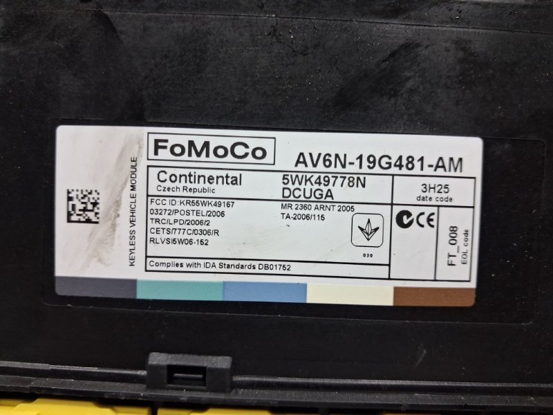 Блок комфорта Ford Kuga CBS 2.0 diesel