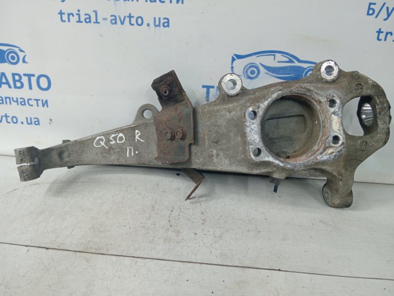 Кулак поворотный правый без ступицы Infiniti Q50 2013- V37 2.2 diesel OM651 400144GA0A Б/У