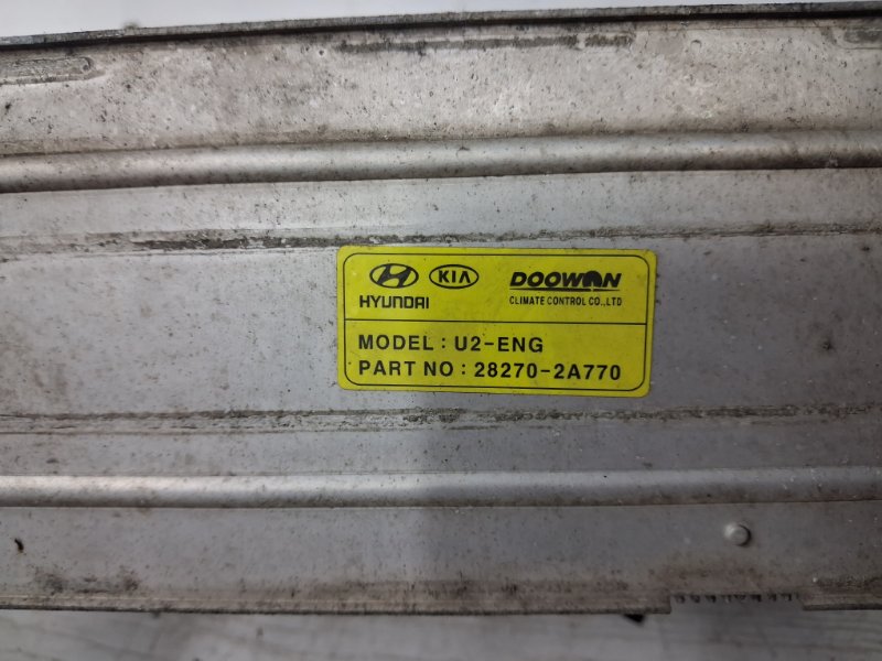 Радиатор интеркуллера Ceed 2012-2018 JD 1.6 diesel D4FB
