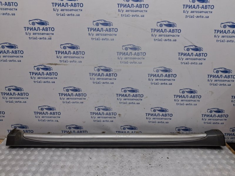 Накладка порога внешняя левая Mitsubishi Outlander 2003-2006 cu 2.4 бензин 4G69 7405A021HB Б/У
