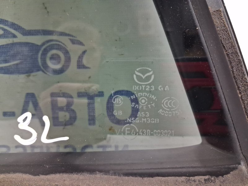 Стекло двери задней левой (форточка) CX 5 2011-2017 KE 2.2 diesel