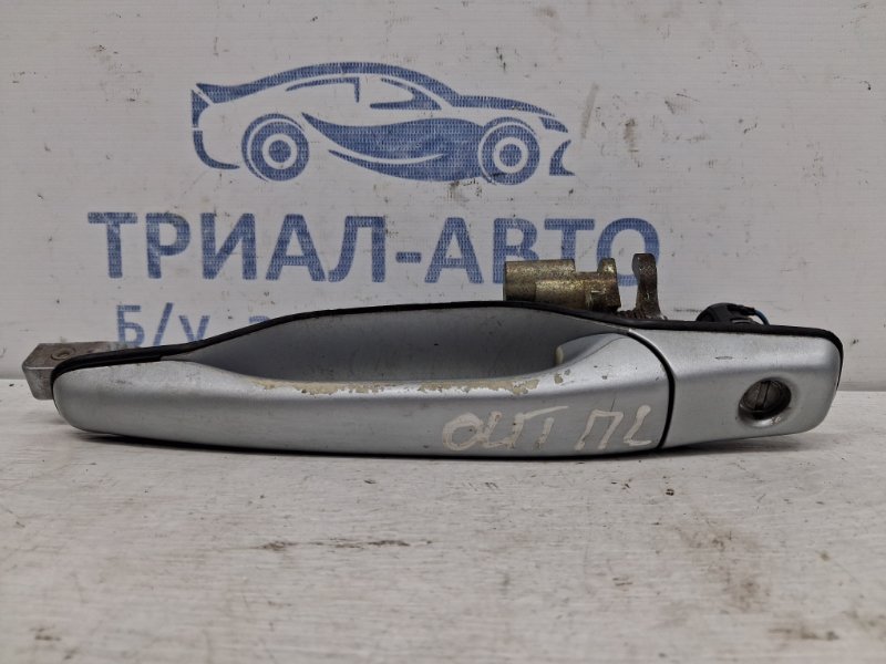 Ручка двери внешняя передняя левая Mitsubishi Outlander 2003-2006 cu 2.4 бензин 4G69 MR634480 Б/У