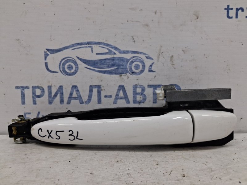 Ручка двери внешняя задняя левая Mazda CX 5 2011-2017 KE 2.2 diesel KD535941XBE4 Б/У