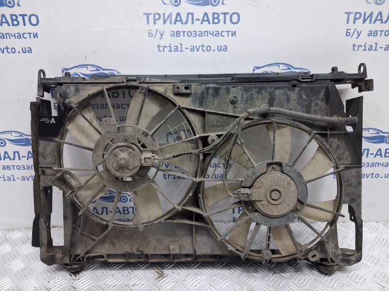 Диффузор с вентилятором радиатора Toyota RAV 4 2005-2016 A30 2.0 бензин 1AZFE 1671128330 Б/У