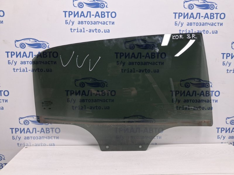 Стекло двери заднее правое SsangYong Korando 2010-2019 C200 2.0 diesel D20Dt 7337634021 Б/У