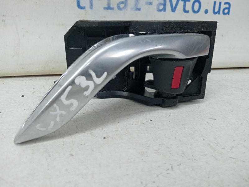 Ручка двери внутреняя задняя левая Mazda CX 5 2011-2017 KE 2.2 diesel KD5359330B Б/У