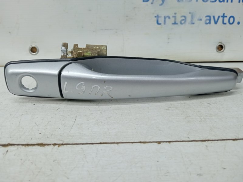 Ручка двери внешняя передняя правая Mitsubishi Lancer 2003-2009 9 1.6 бензин 4G18 MR646803 Б/У
