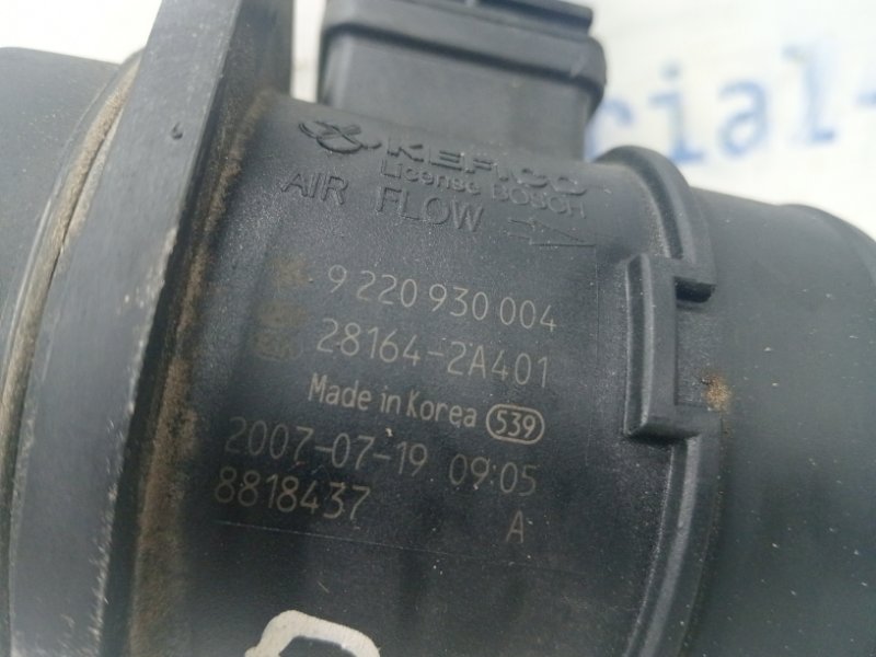 Датчик расхода воздуха I30 2007-2012 FD 1.6 diesel D4FB