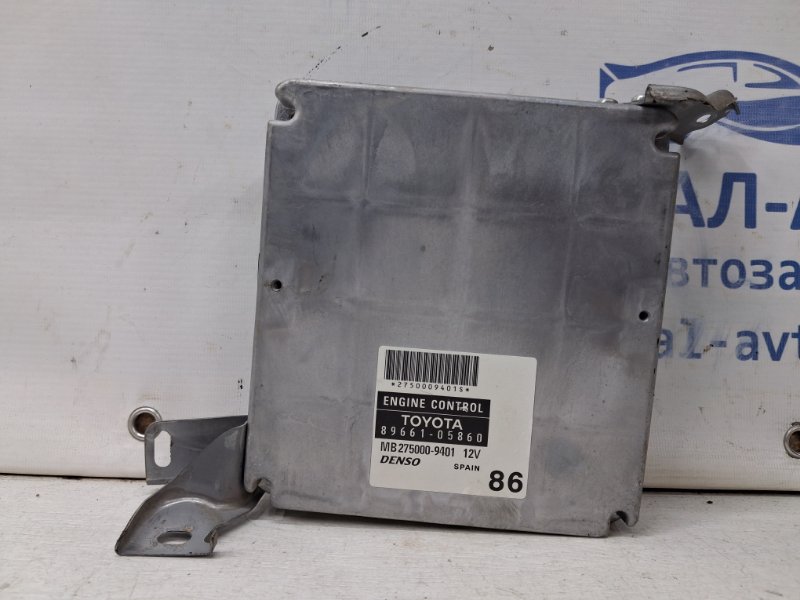 Блок управления двигателем Toyota Avensis 2002-2010 T25 1.8 бензин 1ZZFE 8966105860 Б/У